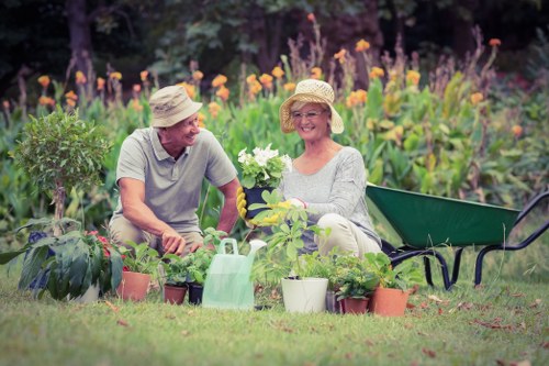 Professional garden clearance in progress with Lucy Lucid Gardening