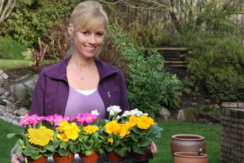 Community members gardening together outdoors